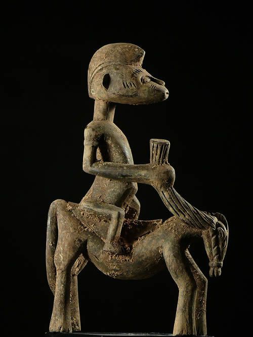 Cavalier et son cheval Syonfolo - Senoufo - Côte d'Ivoire
