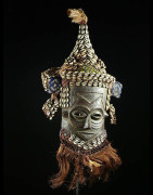 Masque facial funeraire - Lele / Bashilele - RDC Zaire
