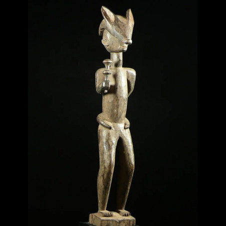 Statuette anthropomorphe - Holo - RDC Zaire / Angola