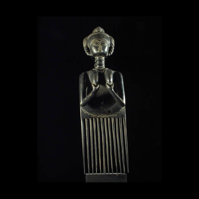 Peigne de prestige - Ashanti - Ghana - Coiffures