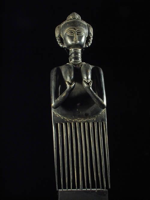 Peigne de prestige - Ashanti - Ghana - Coiffures