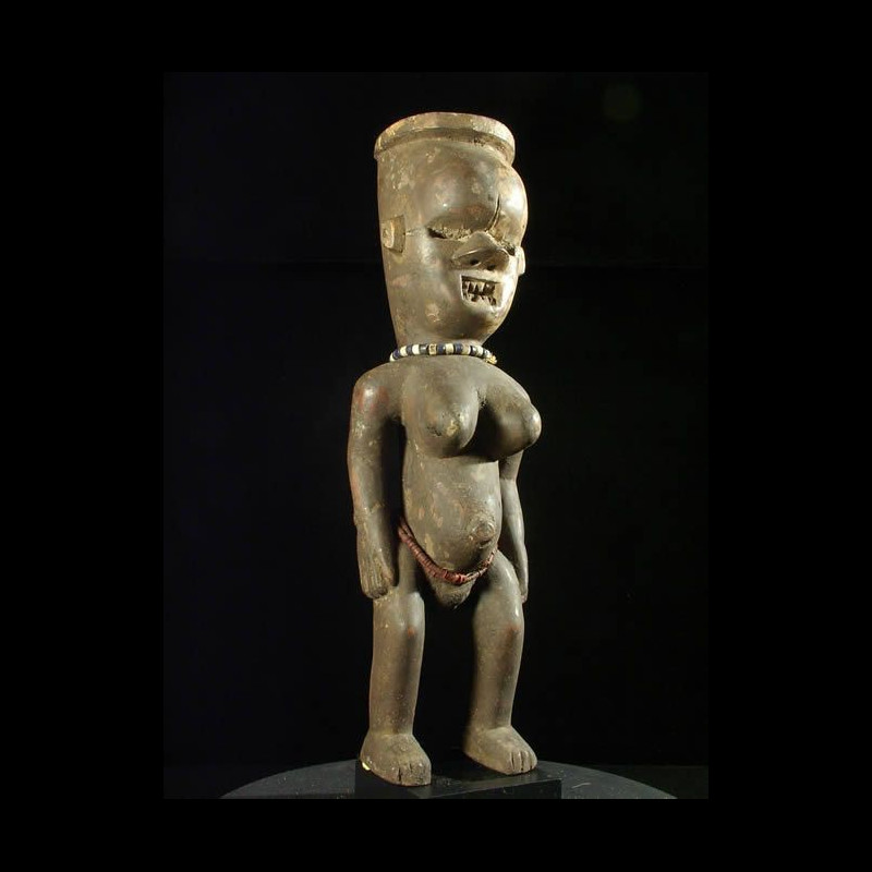 Rare Statuette - Salampasu - RDC Zaire - Statues africaines