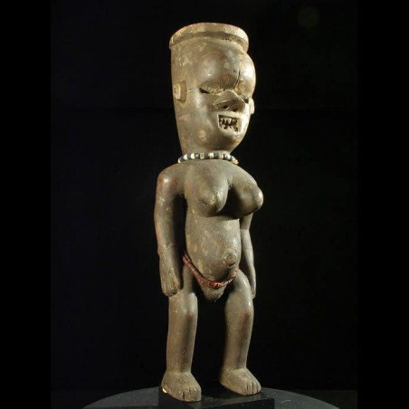 Rare Statuette - Salampasu - RDC Zaire - Statues africaines