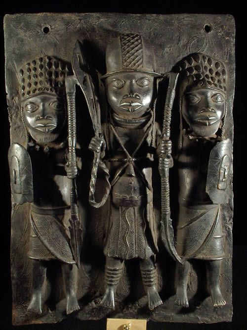 Plaques de palais - Nigeria - BIni Edo - Bronze cire perdue