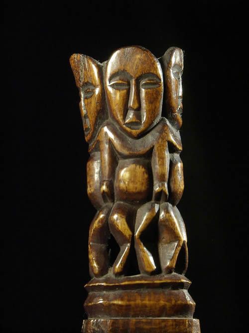 Statuette Bwami - Lega - RDC Zaire - ivoires et corne africaines