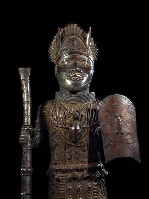 Grand Oba en Bronze Ife - Bini Edo - Nigeria - Bronzes Ife
