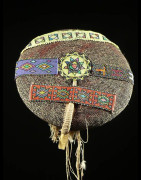 Coiffe Isicholo ancienne perlee - Zoulou - Afrique du sud - Zulu