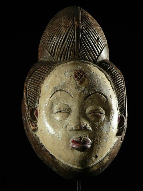 Masque Mukuyi - Punu / Pounou - Gabon - Masques Africains
