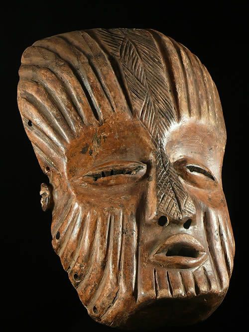 Masque Ancien - Tetela - RDC Zaire - Masques africains