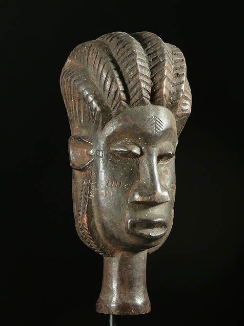Masque a poignee - Lulua - RDC Zaire
