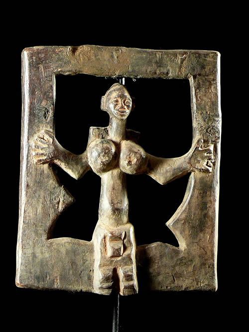 Panneau protecteur Nzambi - Holo - RDC Zaire / Angola - Statue a