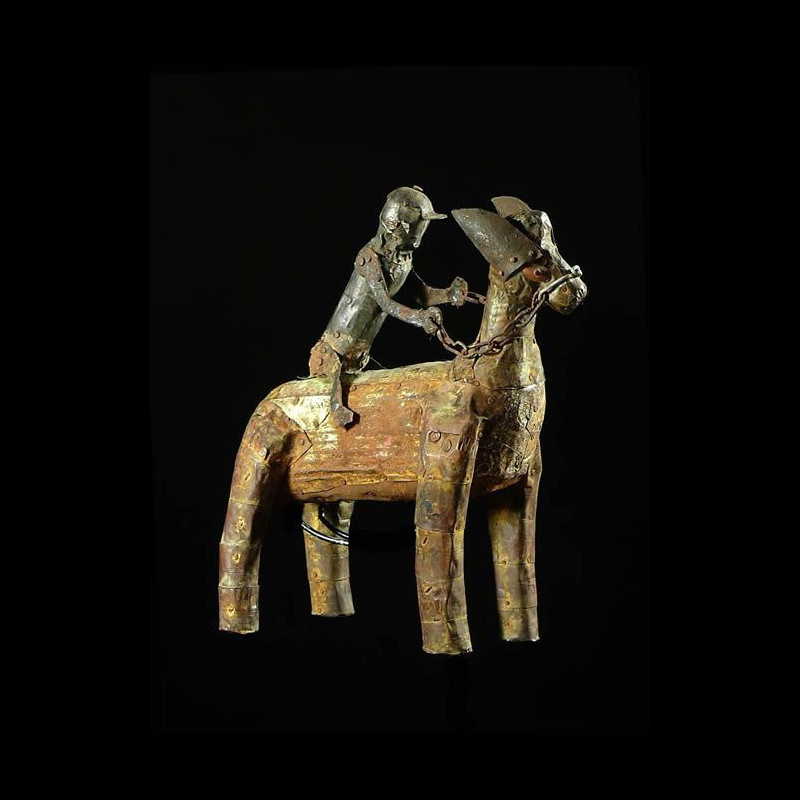 Cavalier et son cheval - Fon - Benin - Statue africaines