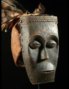 Masque facial funeraire - Lele / Bashilele - RDC Zaire