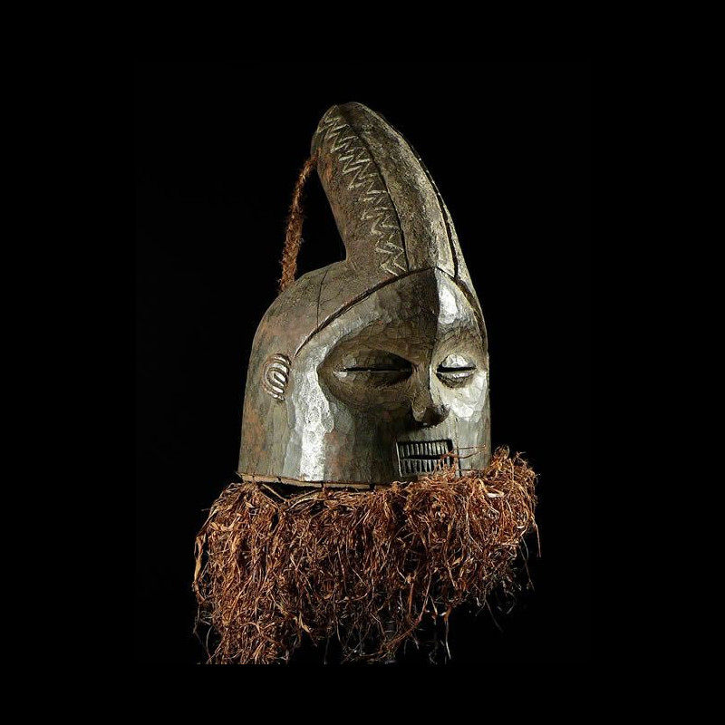Masque initiatique Mukanda - Suku - RDC Zaire