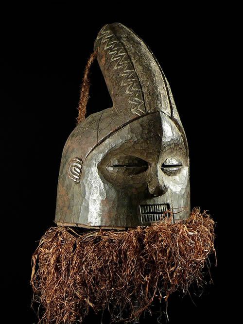 Masque initiatique Mukanda - Suku - RDC Zaire