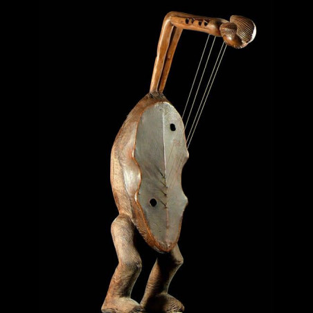 Harpe Arquee - Punu / Pounou - Gabon - Cordophones