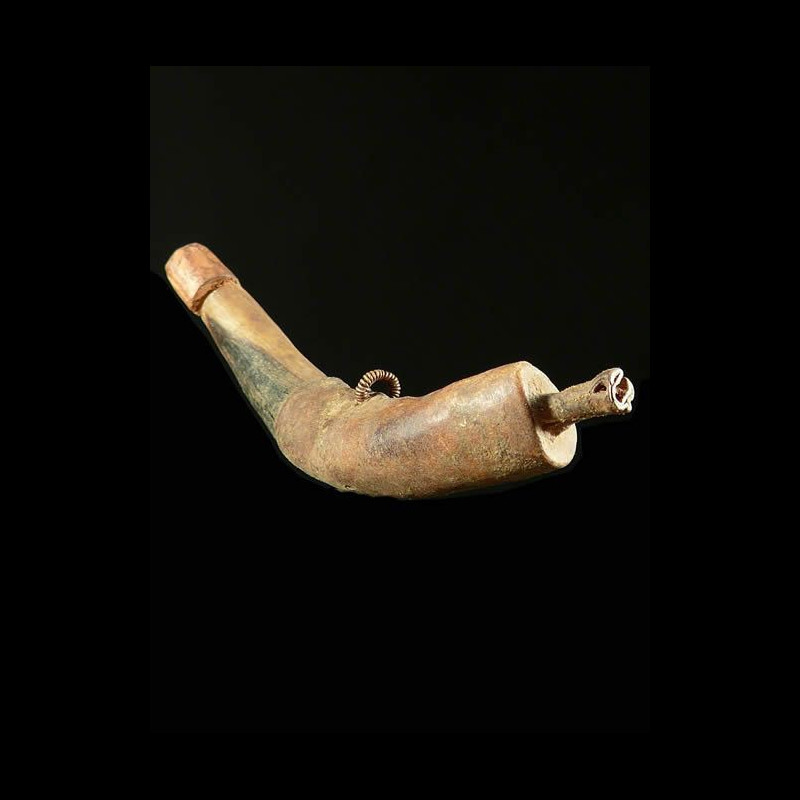 Corne a poudre - Karamojong - Ouganda - Objets de chasse