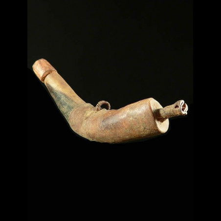 Corne a poudre - Karamojong - Ouganda - Objets de chasse