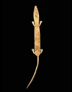 Cameleon en fer noir - Lobi - Burkina Faso