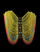 Corset de jeune fille en perles - Dinka - Soudan - Parures