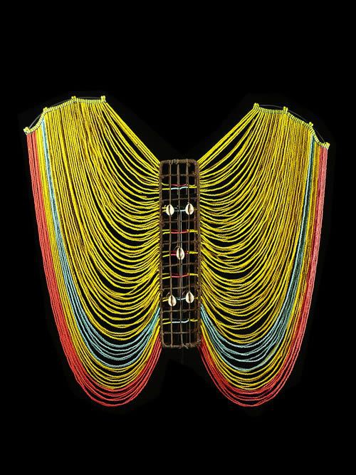 Corset de jeune fille en perles - Dinka - Soudan - Parures
