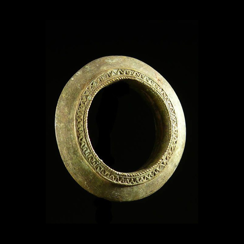 Bracelet monnaie en alliage - Marghi - Cameroun / Nigeria