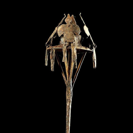 Asen aux oiseaux Osanyin - Yoruba - Benin / Nigeria - Fer noir