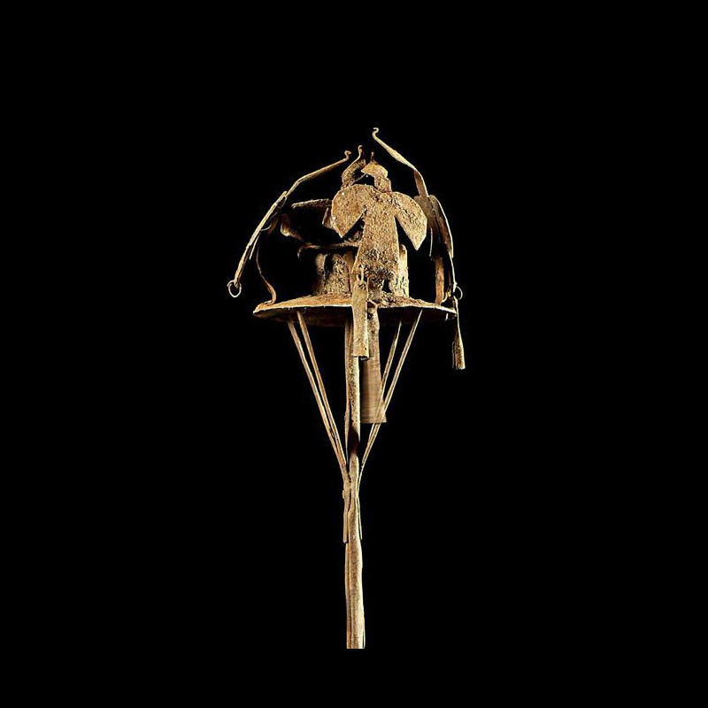 Asen aux oiseaux Osanyin - Yoruba - Benin / Nigeria - Fer noir