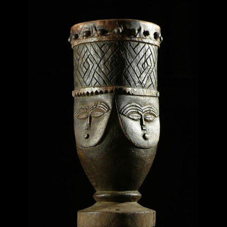 Tambour une peau - Ethnie Lele - RDC Zaire - Percussions