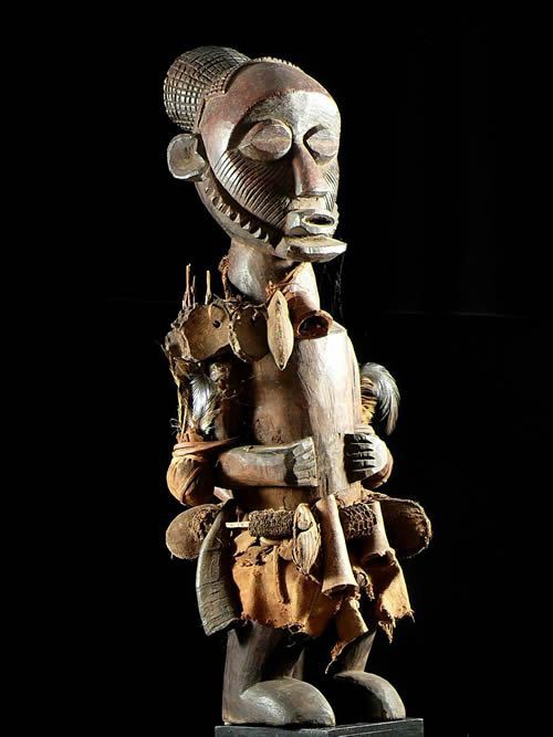 Statue Nkira Ntswo - Teke - RDC Zaire / Congo