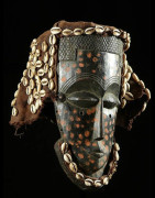Masque facial funeraire - Lele / Bashilele - RDC Zaire