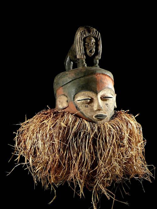 Masque initiatique - Kwese - RDC Zaire