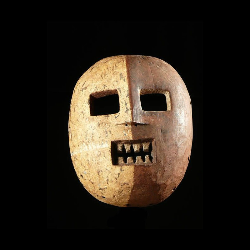 Masque polychrome - Komo - RDC Zaire - Masques africains