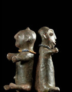 Statue cultuelle janiforme - Pere - RDC Zaire