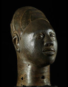 Tete commemorative Oba Bronze Ife - Bini Edo - Benin