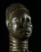 Tete commemorative Oba Bronze Ife - Bini Edo - Benin