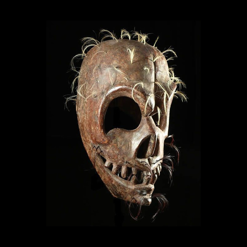 Masque rituel - Himachal - Tibet - Himalaya - Arts primitifs