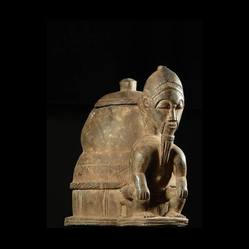 Boite oracle a souris - Baoule - Côte d'Ivoire - Oracles Africains