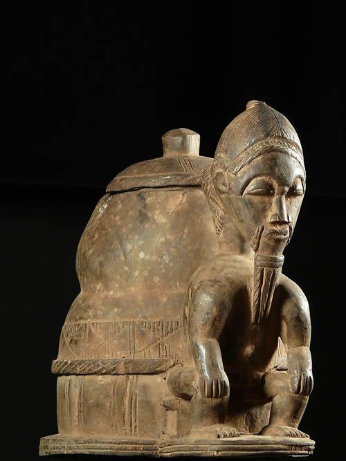 Boite oracle a souris - Baoule - Côte d'Ivoire - Oracles Africains