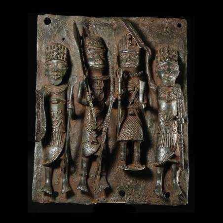 Plaque de palais - Nigeria - BIni Edo - Bronze cire perdue