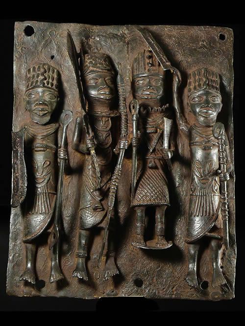 Plaque de palais - Nigeria - BIni Edo - Bronze cire perdue