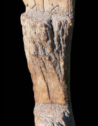 Echelle de grenier a cereales - Dogon / Lobi - Mali - Afrique
