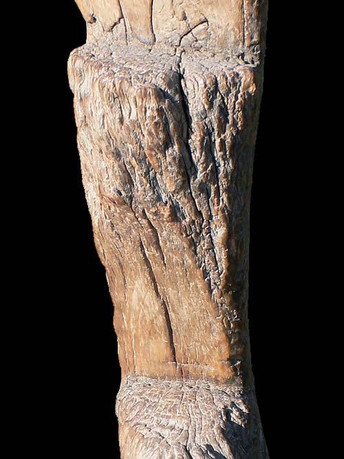 Echelle de grenier a cereales - Dogon / Lobi - Mali - Afrique