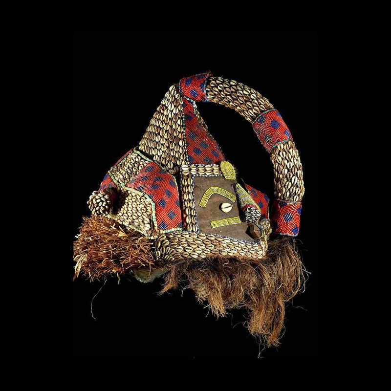 Masque Elephant Mukyeem / Mukenda - Kuba / Ngendee - RDC Zaire