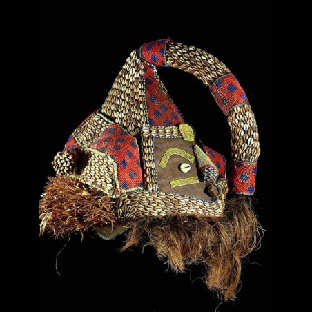 Masque Elephant Mukyeem / Mukenda - Kuba / Ngendee - RDC Zaire