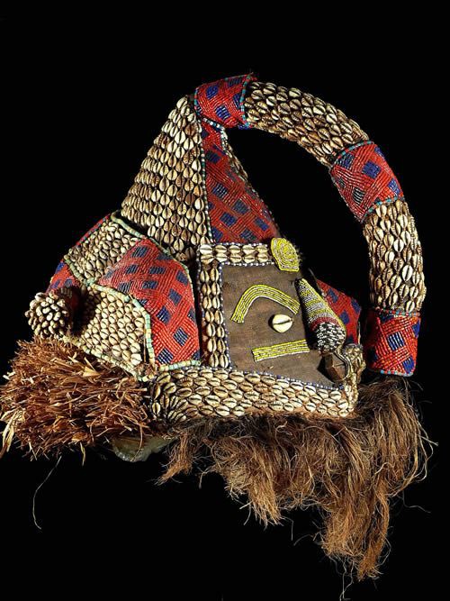 Masque Elephant Mukyeem / Mukenda - Kuba / Ngendee - RDC Zaire