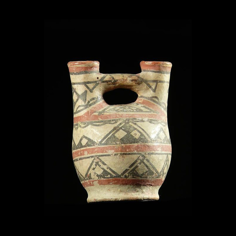 Petite poterie polychrome Ideqqi - Berberes - Afrique Nord