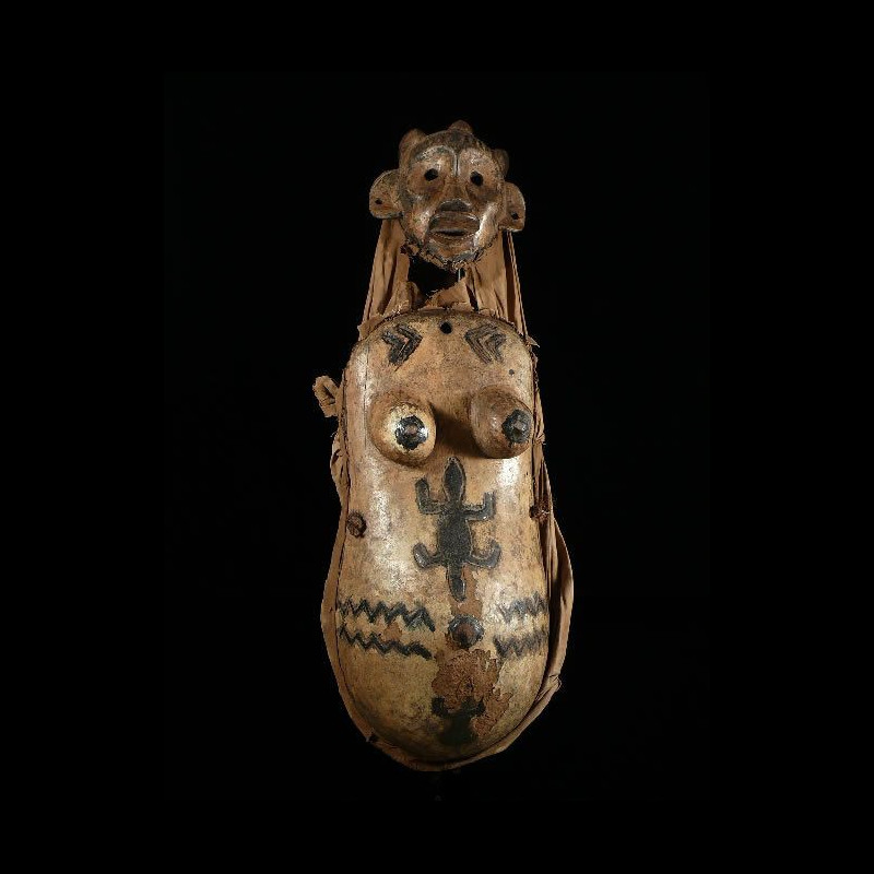 Masque ventre feminin Ndimu - Makonde - Tanzanie