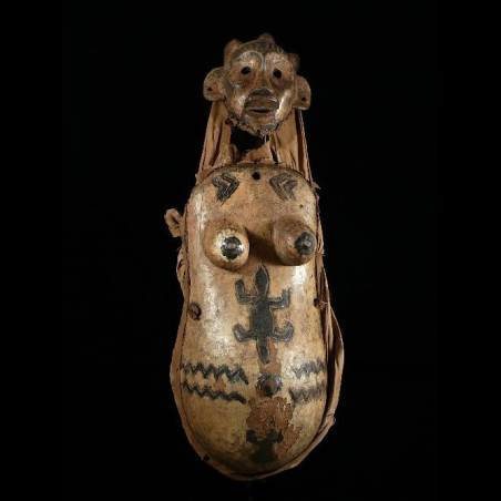 Masque ventre feminin Ndimu - Makonde - Tanzanie