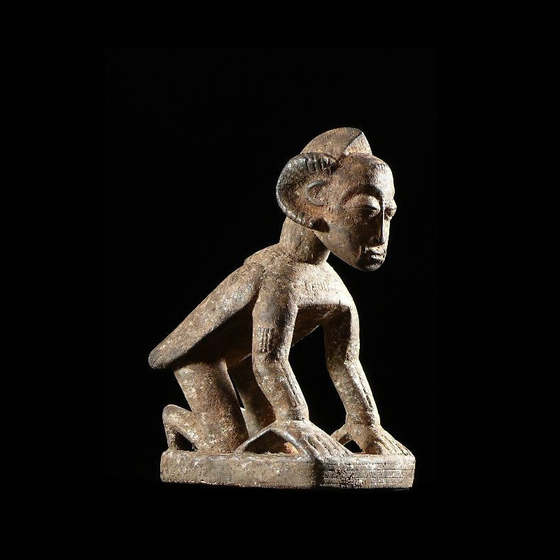 Statue anthropomorphe de devin - Baoule - Côte d'Ivoire